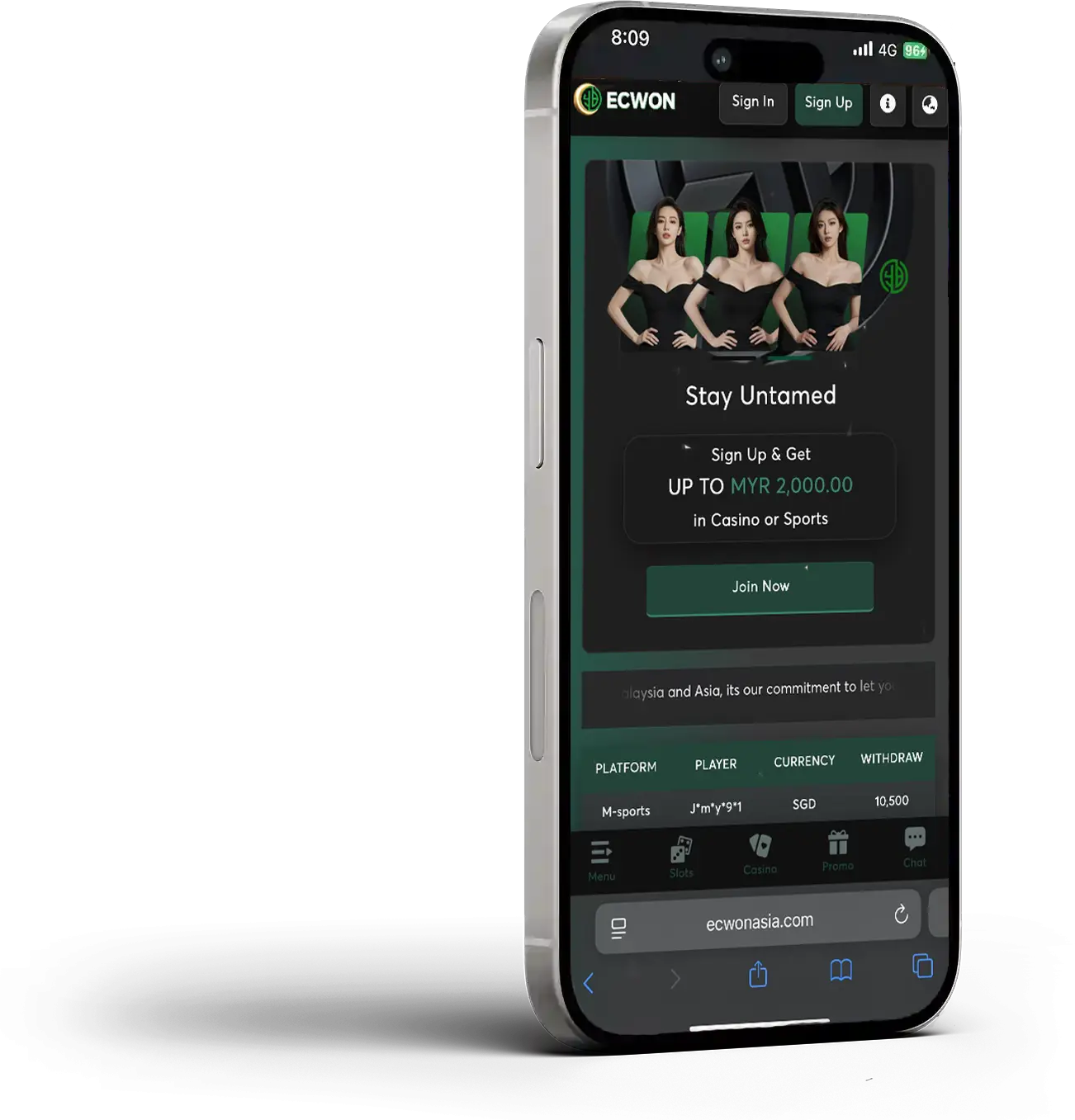 ECWON Mobile App - Gaming di Tangan Anda